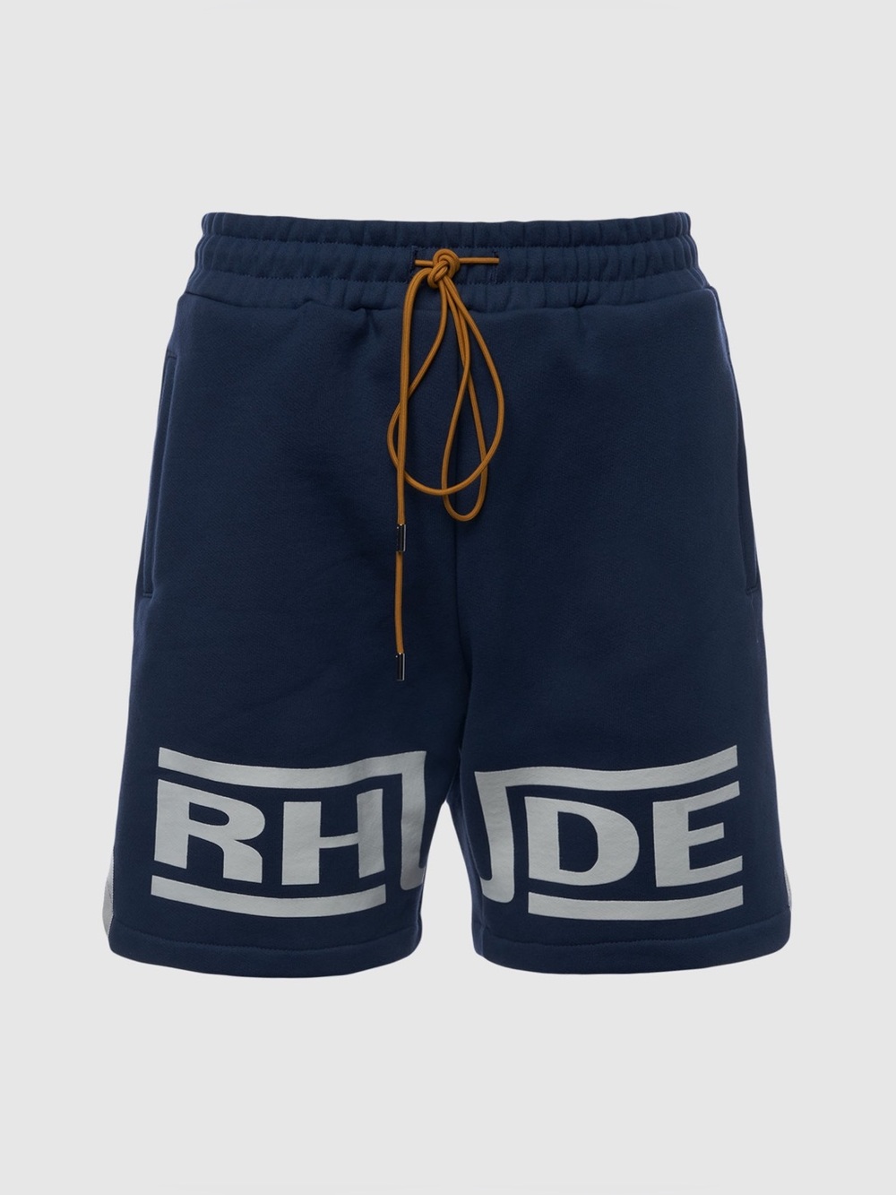 RHUDE Champions Short Size Large ‘Navy/ Vintage White’ Logo Shorts Designer.